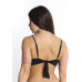 Conjunto de biquíni top bojo laço calcinha ripple preto