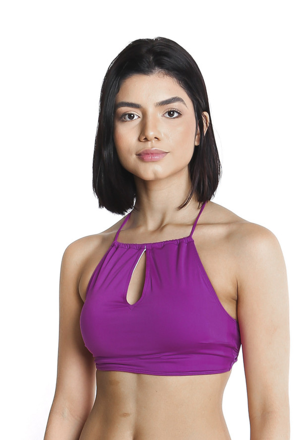 Biquíni top cropped magenta Biquíni top cropped magenta