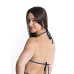 Conjunto de biquíni detalhe azul marinho