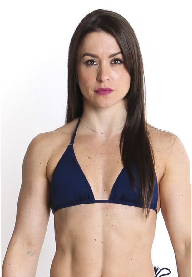 Biquíni top detalhe azul marinho