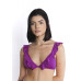 Conjunto de biquíni top babado calcinha asa delta ripple magenta