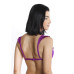 Conjunto de biquíni top babado calcinha asa delta ripple magenta