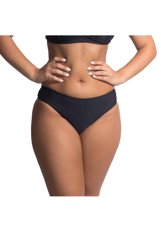 Calcinha biquíni larga preta
