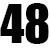Tamanho disponível da peça: 48 