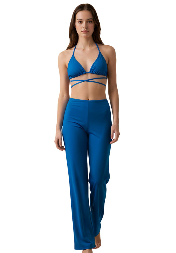 Conjunto Biquíni fio dental + Calça Pantalona 