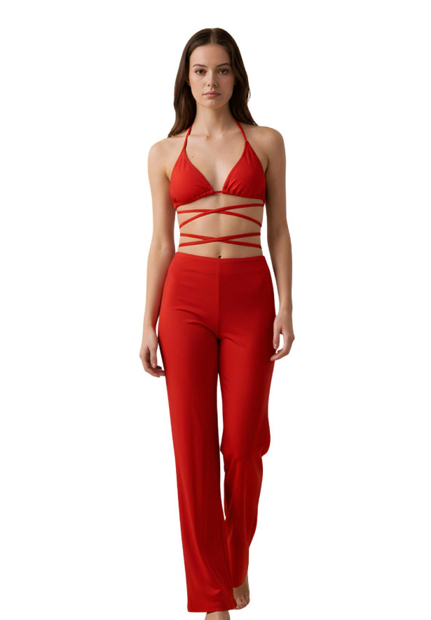 Conjunto Biquíni fio dental + Calça Pantalona