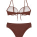 Biquini Conjunto Top Meia Taça Calcinha Plus Franzida Biquini Conjunto Top Meia Taça Calcinha Plus Franzida