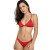 Conjunto Biquíni Top V e Fio Duplo Vermelho