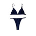 Biquíni Conjunto Tanga Fio Dental com Ajuste + Top Triângulo com Fecho Biquíni Conjunto Tanga Fio Dental com Ajuste + Top Triângulo com Fecho