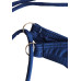 Biquíni Cortininha Azul marinho com Argolas e Laterais Ajustáveis Biquíni Cortininha Azul marinho com Argolas e Laterais Ajustáveis