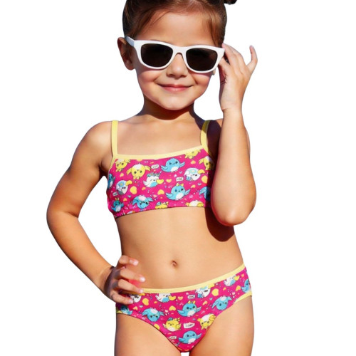 Biquíni Infantil Estampado – Moda Praia Menina Verão