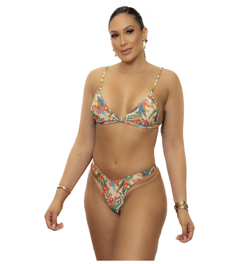 Top fixo com regulador + asa delta ripple araras tropical