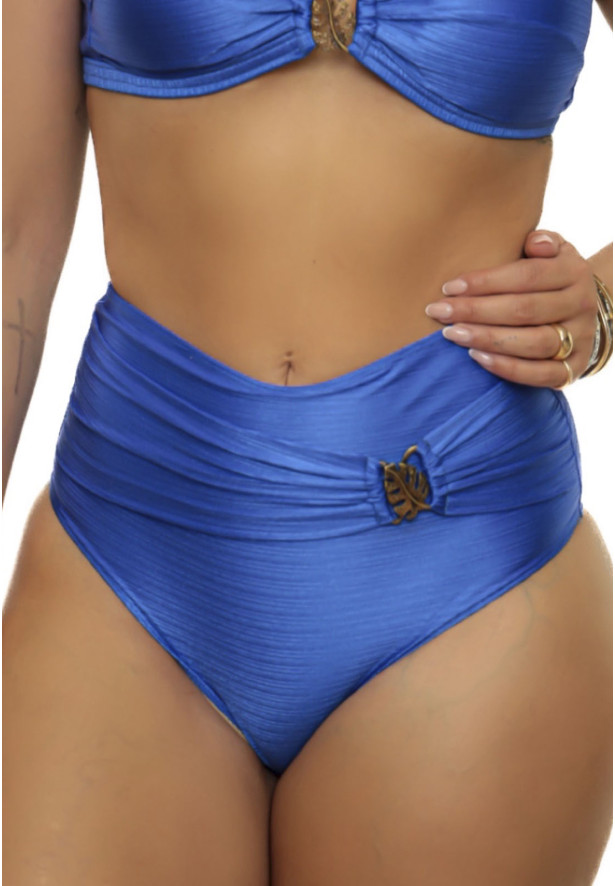 Calcinha hot pants estampa marrakech azul