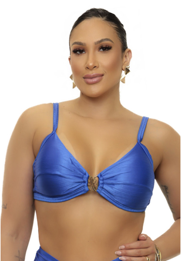 Top lift estampa marrakech azul Top lift estampa marrakech azul