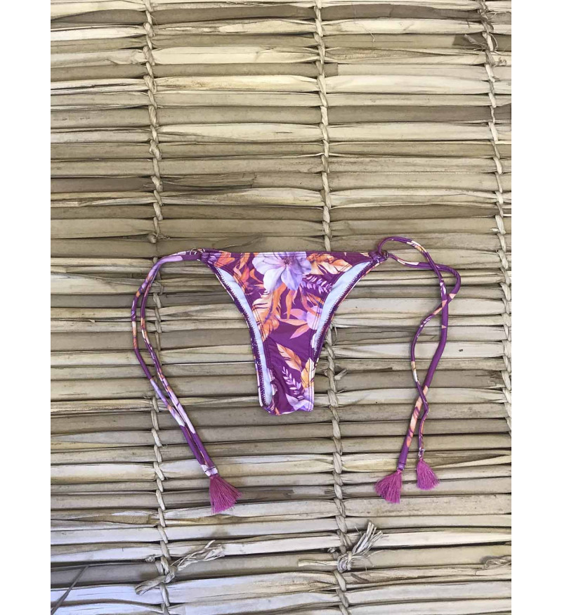 Calcinha ripple detalhe carmim