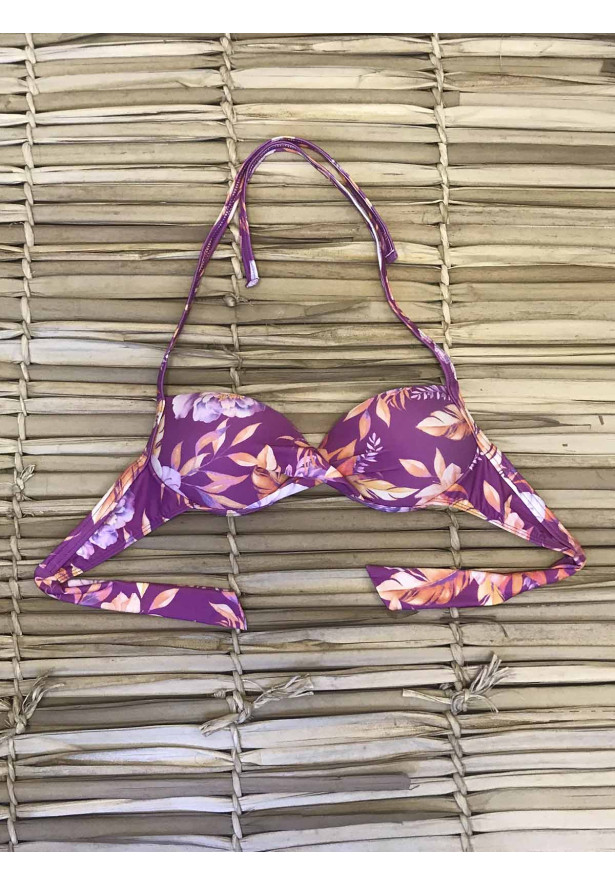 top bojo cruzado carmim